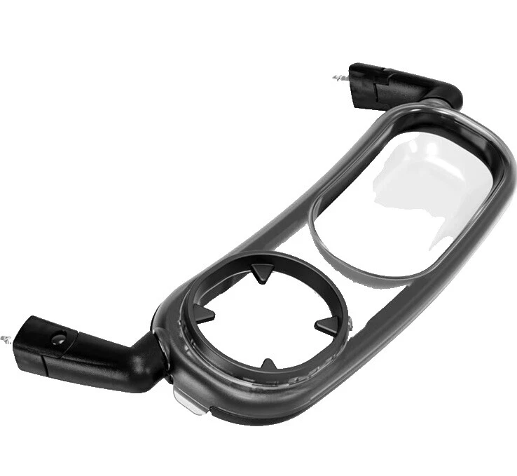 Carrinho UPPAbaby Preto Porta-Copos e Bandejas Lanches