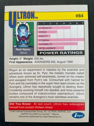 FINISH YOUR SET 1991 Impel Marvel Universe Series 2 II Pick the Card - Picture 168 of 322