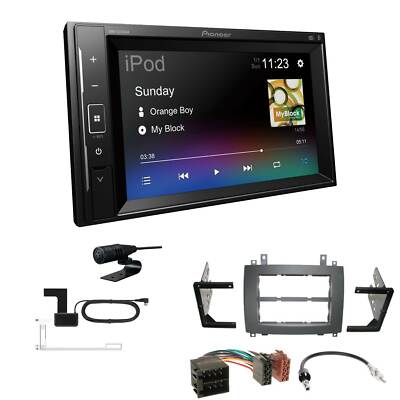 Pioneer Autoradio Bluetooth DAB Apple Android für Cadillac CTS 2002-2007 schwarz
