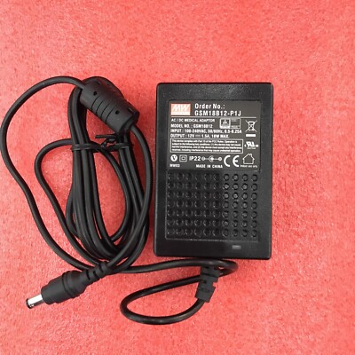 Meanwell GSM18B15-P1J 18W 15V 1.2A Power Adapter