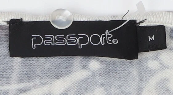 Passport Strickjacke Damen Mehrfarbig Blumen M - Bild 3 von 4