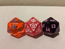 MTG Karlov Manor, Lost Caverns Ixalan, Wilds of Eldraine Oversized D20 Set of 3