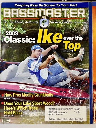 5 Bassmaster Fishing book Fish & Game Back Issue Magazine Lot Bundle 2003 2004 - Foto 5 di 8