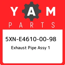 5XN-E4610-00-98 Yamaha Exhaust pipe assy 1 5XNE46100098, New Genuine OEM Part