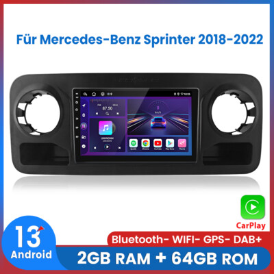 Für Mercedes-Benz Sprinter 2018-2022 Carplay Android14 Autoradio GPS NAVI 2+64GB