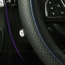 Car Steering Wheel Cover 15inch Protector Cover Anti-skid Leather Accessories