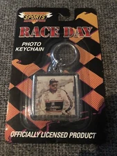 Race Day Photo Keychain -Officially Licensed Product- Rusty Wallace- New