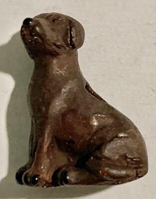 AWESOME CHOCOLATE LABRADOR RETRIEVER CLAY? BEADS!! HARD TO FIND!!!
