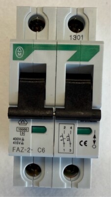 Klöckner Moeller Leitungsschutzschalter / ~400V / FAZ-2- C6