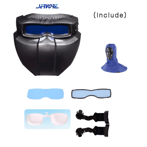 Auto Shade Darkening Welding Goggle Servore Arcshield-2 Black Color Made Korea - Picture 4 of 6