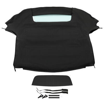 #ad Convertible Soft Top w Glass Window Black Vinyl For Honda S2000 2002 2009 $162.90