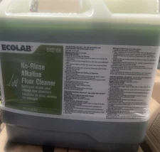 Ecolab 6102106 No Rinse Alkaline Floor Cleaner. 2.5 Gallon