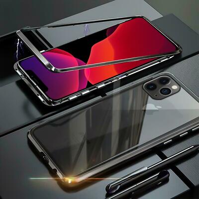 Magnet Schutzhülle Für Apple iPhone 12 Pro Max Case Cover Handy Hülle Tasche