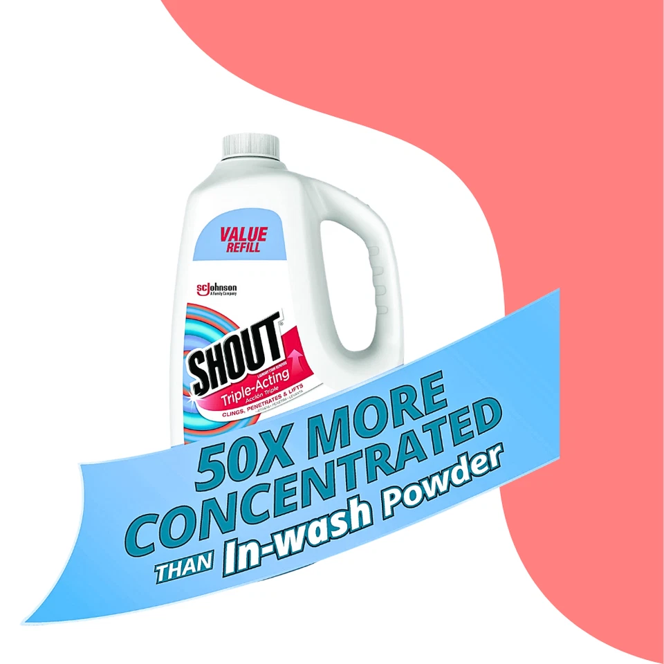 Triple-Acting Laundry Stain Remover Liquid Refill, 60 fl oz - Image 4 of 4