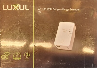 LUXUL Wireless, P40 | AC1200 WiFi Bridge + Range Extender