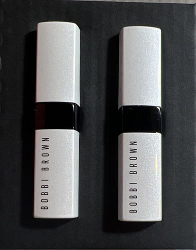 Lot x 2 Bobbi Brown Extra Lip Tint Balm FULL SIZE SET Bare PINK NEW! $64 ๐ - Picture 2 of 3