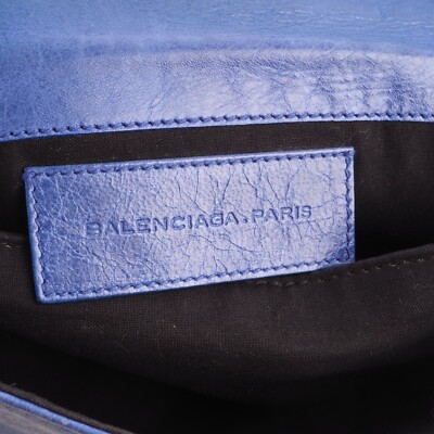 【美品】 BALENCIAGA クラッチバッグ ジャイアント 186182 BALENCIAGA 186182 City Giant Envelope Clutch Luxury Lambskin
