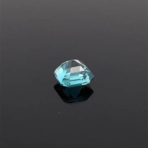 SCHMUCKJAGD SAMMLERSTEIN ZIRKON BLAU FACETTIERT ca. 2,50 ct. - Bild 4 von 6