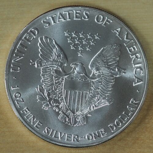 1986 **UNCIRCULATED** AMERICAN SILVER EAGLE **1 Troy OZ .999** FREE SHIPPING! - Picture 2 of 2
