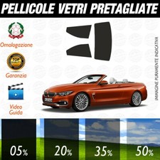 Bmw Serie 4 Cabrio dal 2014 ad OGGI Pellicole Oscuramento Vetri Auto Pre Tagliat
