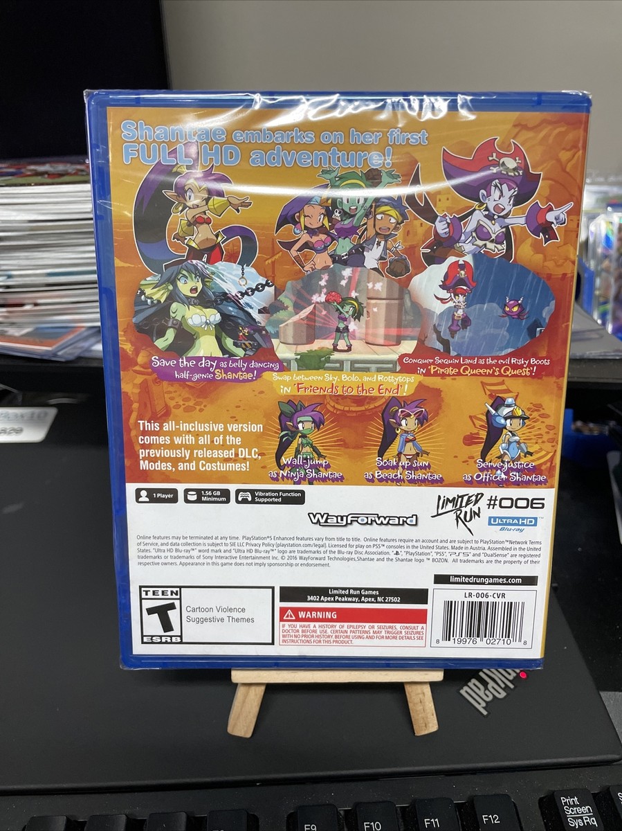 Shantae Sur PS5 - Neuf Sous Blister - Limited Run Games (LRG)