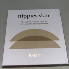 B Six Nippies Skin Adhesive Nipple Covers Size One A-C Cup Shade Light