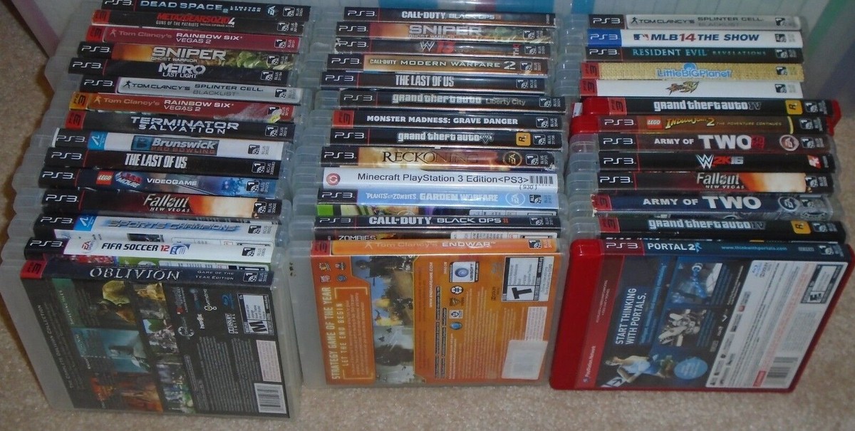 100s of Playstation 1, 2, 3, Games PS1, PS2, PS3, PS4 Lot Sold