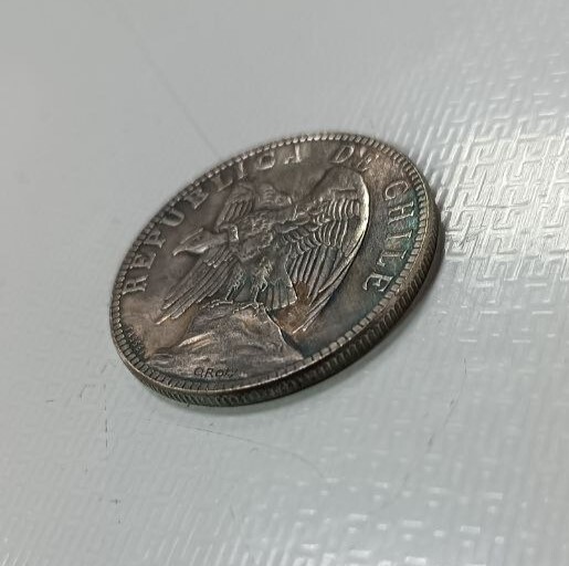 Chile 1 Peso 1896 eBay