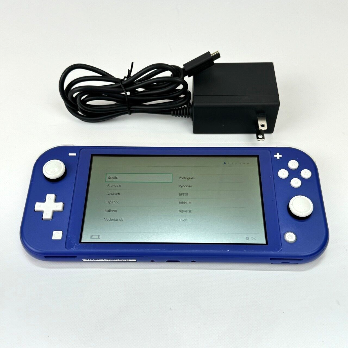 Refurbished Nintendo Switch Lite Blue Console & Charger with BOX 1