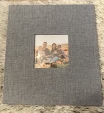Unbranded 20 Page Photo Album, Brand New, 11.5 X 10.5 Inches, Gray
