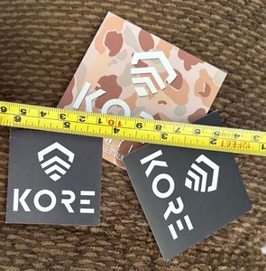 KORE Essentials Tactical equipment & Gear stickers  Lot of 3  Desert Camo
