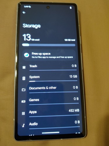 Unlocked Google Pixel 7a GA03694US 6.1” FHD+ 128GB 64MP NFC 5G Dual SIM, Sea - Afbeelding 7 van 8