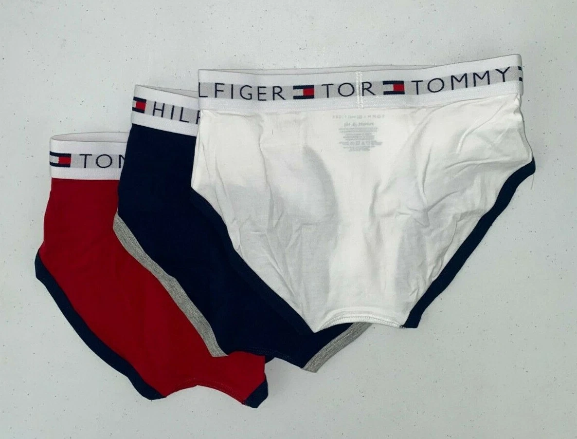 Tommy Hilfiger Boys Big Briefs Soft Underwear Multi Size Medium