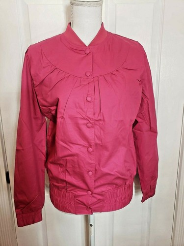 Ladies WESC Ullis Jacket - deep cerise- Small - Picture 2 of 5
