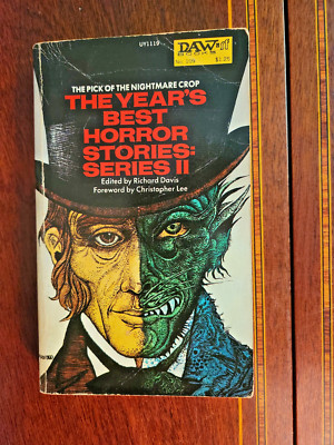 YEARS BEST HORROR STORIES SERIES II 1974 DAW #109 PBO  PAPERBACKS FROM HELL 1ST