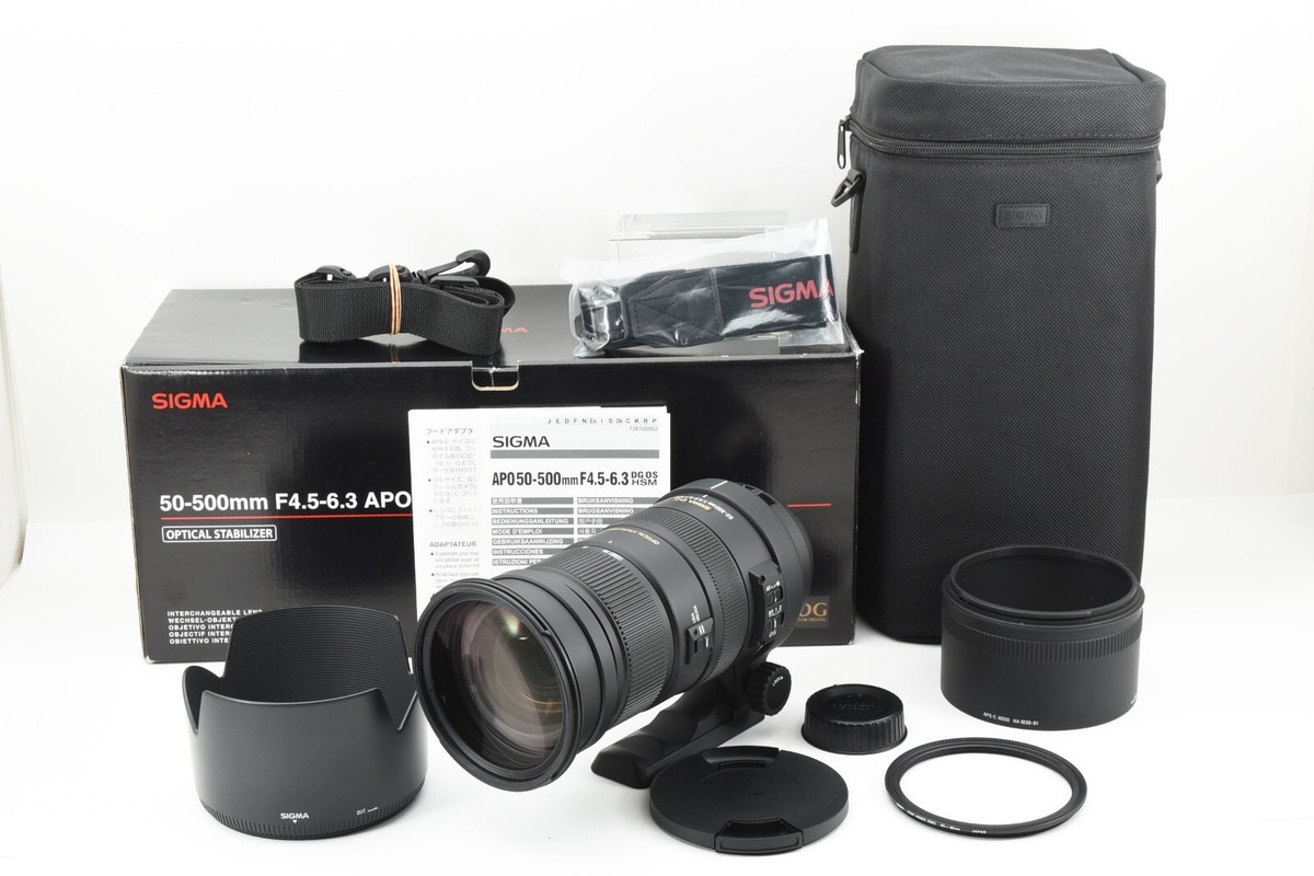 良品！SIGMA 50-500mm 4.5-6.3 APO HSM Nikon Amazon.com : Sigma 50-500mm f/4.5-6.3 APO DG OS HSM SLD