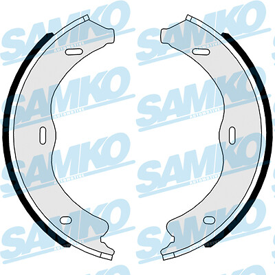 SAMKO 81117 Brake Shoe Set, parking brake for MERCEDES-BENZ