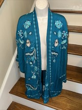 CURATIONS Boutique NWT Kimono BOHO oversized Wrap Shrug M / L BID 4 CHARITY 309