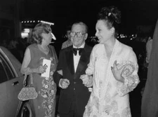 Comedian Joey Adams And His Wife Gossip Columnist Cindy 1985 OLD PHOTO