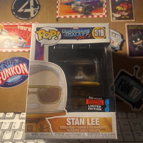 Funko Pop! Marvel Guardians Of The Galaxy Vol. 2 - Stan Lee LE Fall Con #519 - Picture 1 of 5