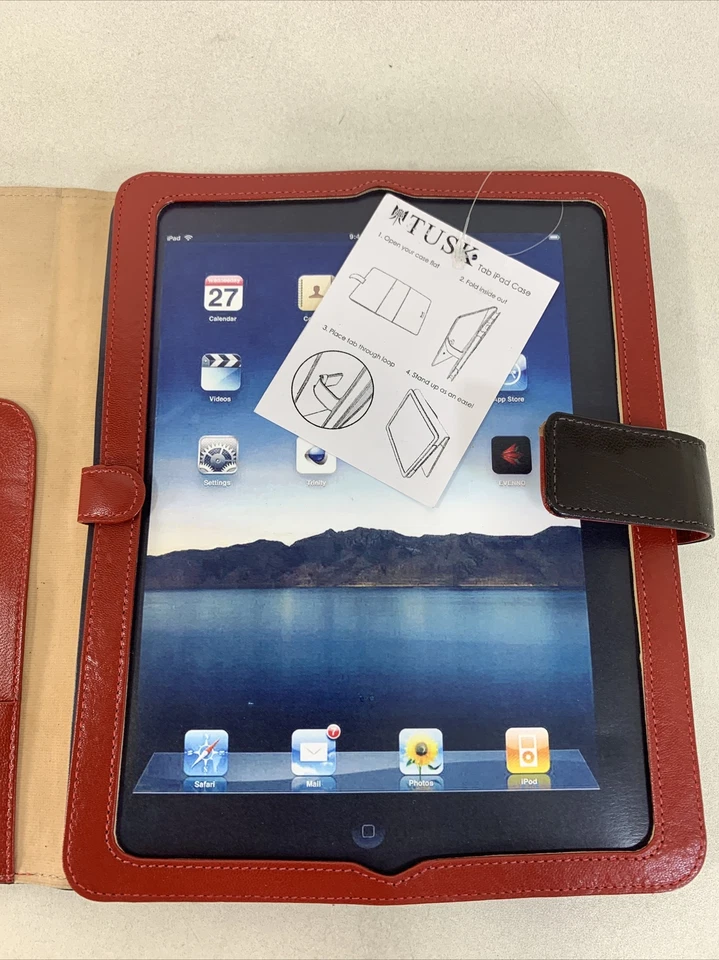 Estuche caballete para iPad Tusk Kensington KT-752 billetera de viaje, café, talla única Foto 4 de 4