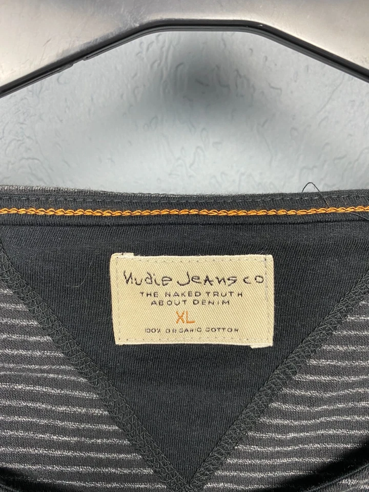 Camiseta Nudie Jeans Vintage Hombre Manga Larga Talla XL Foto 3 de 4