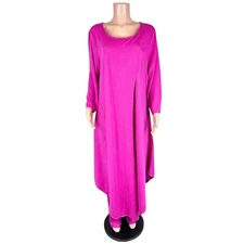Attitudes by Renee Tall Split Front Tunic & Pants Set Fusion Fuchsia T1X Size