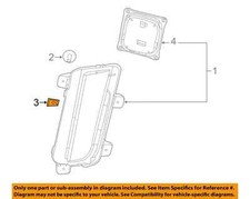 NEW OEM GM Acadia Front Headlamp Components-Headlamp Assy U-Nut 11548579