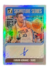 Furkan Korkmaz 2018-19 Panini Donruss Signature Series Auto 76ers