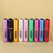 Perfume Atomiser Travel Refillable Bottle Portable Spray 5ML various qty (T21i)