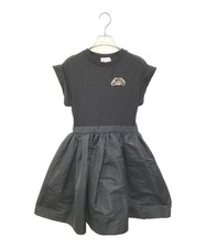 ALEXANDER McQUEEN Hybrid Mini Dress C-WRTW-2023-1041-1159 Black Size: 38