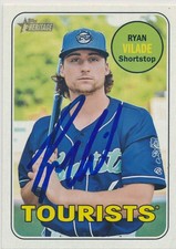 Ryan Vilade Signed 2018 Topps Heritage Minors Baseball Card #161 Tourists