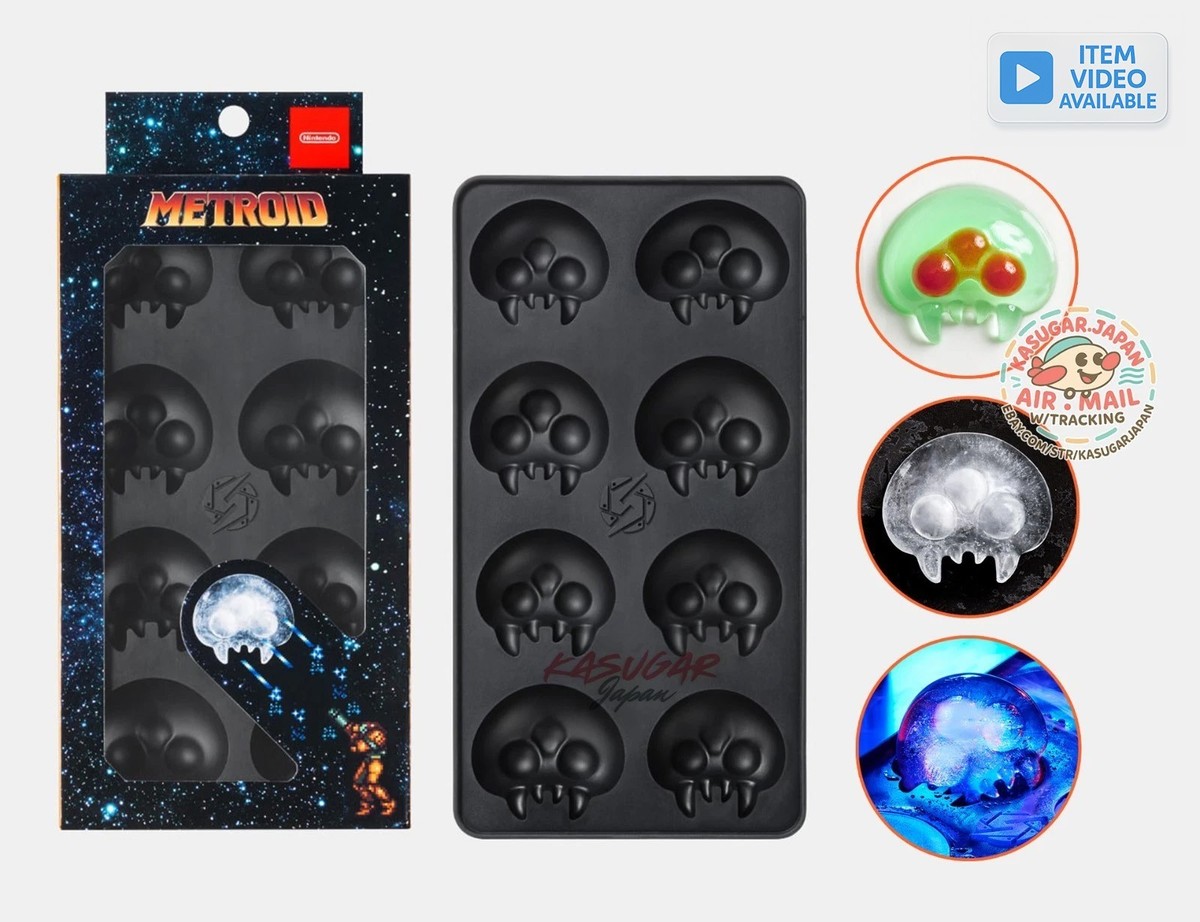 new Silicone Tray Jelly Ice Mold Metroid Prime 4 Nintendo TOKYO