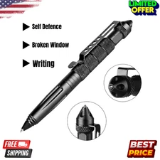 Tactical Pen Self Defense & Writing Tool Glass Breaker Tungsten Steel Ballpoint